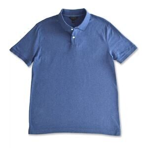 Banana Republic Men’s Polo Shirt XL Blue Luxury Touch Soft Cotton Blend Casual